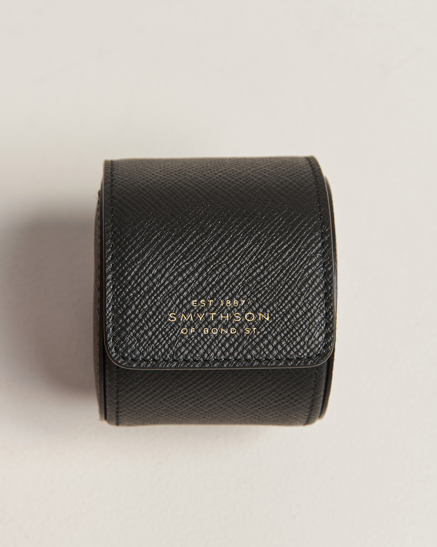 Herren | Uhren- und Schmuckkasten | Smythson | Panama Single Watch Roll Black