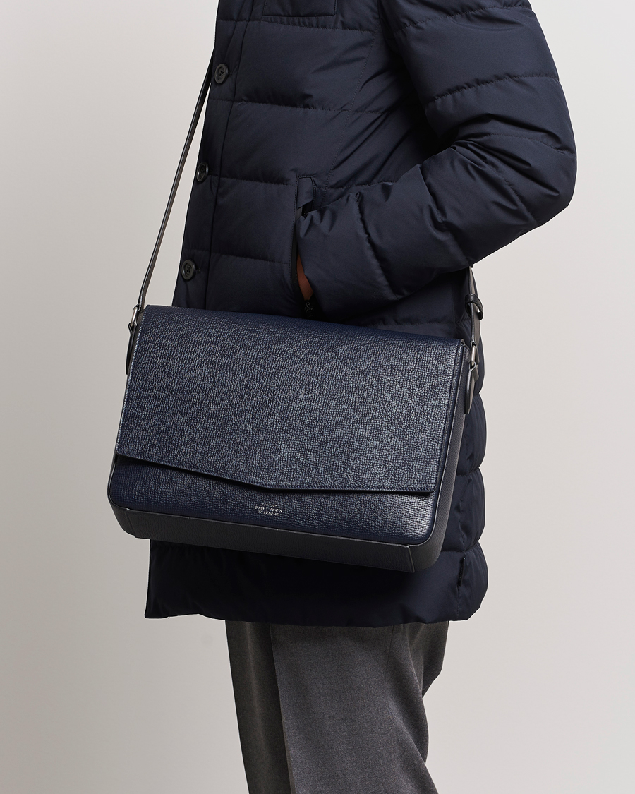 Herren | Smythson Ludlow Messenger Bag Navy | Smythson | Ludlow Messenger Bag Navy