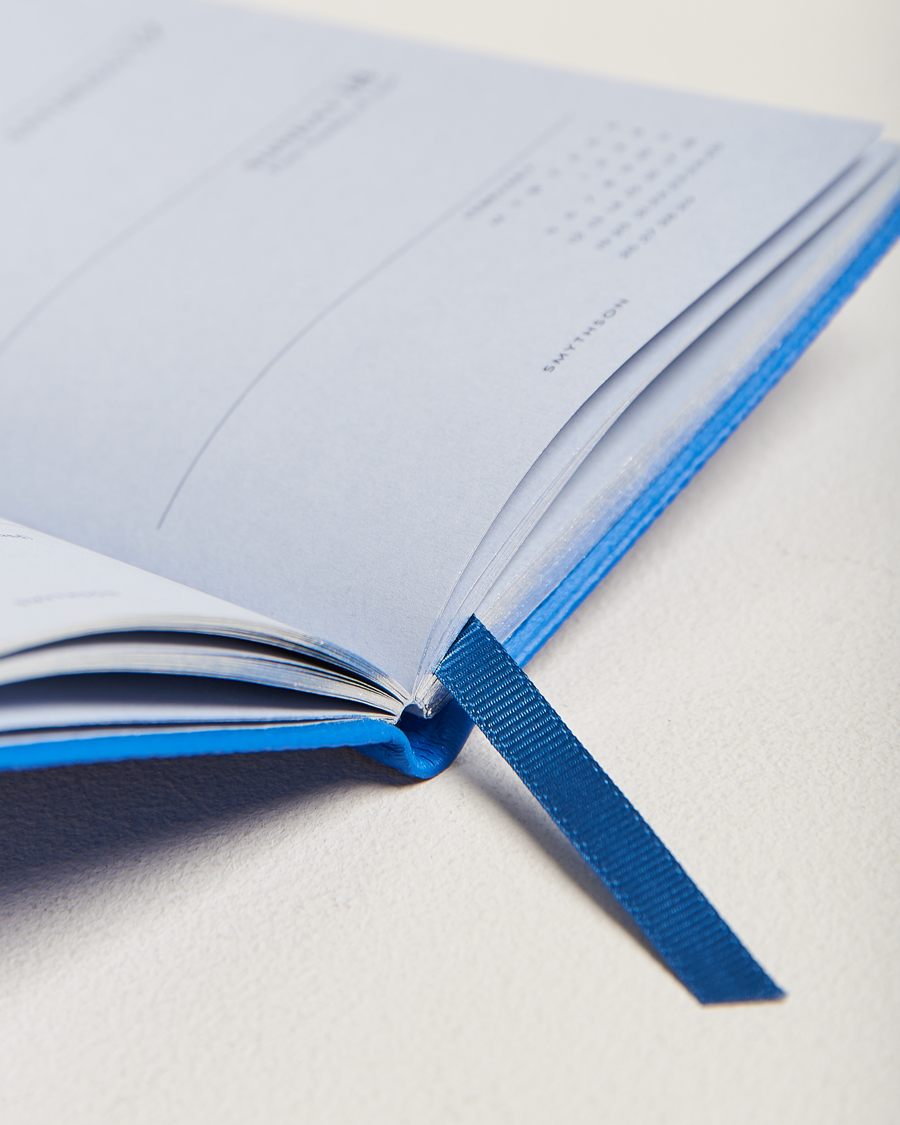 Herren | Smythson Panama Crossgrain Diary 2024 Lapis | Smythson | Panama Crossgrain Diary 2024 Lapis