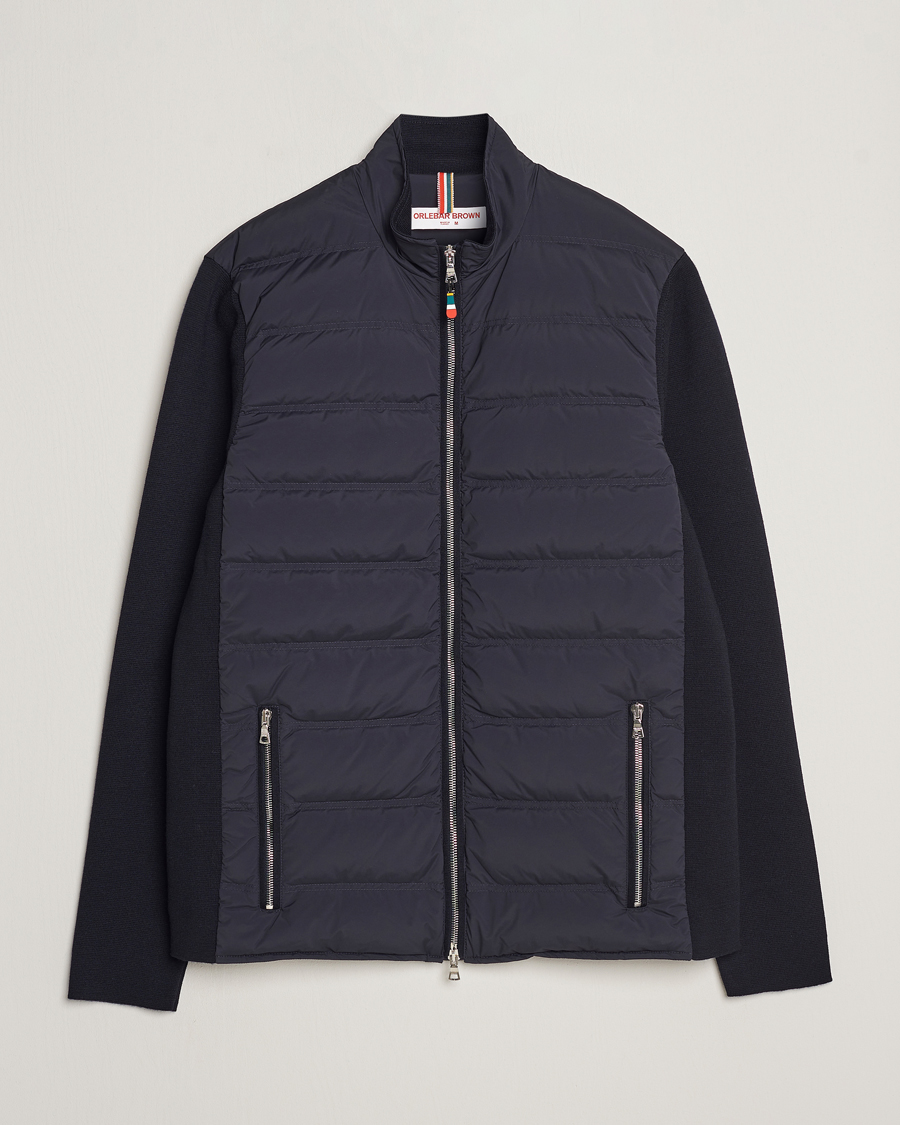 Herren | Jacken | Orlebar Brown | Wallace Hybrid Padded Jacket Night Iris