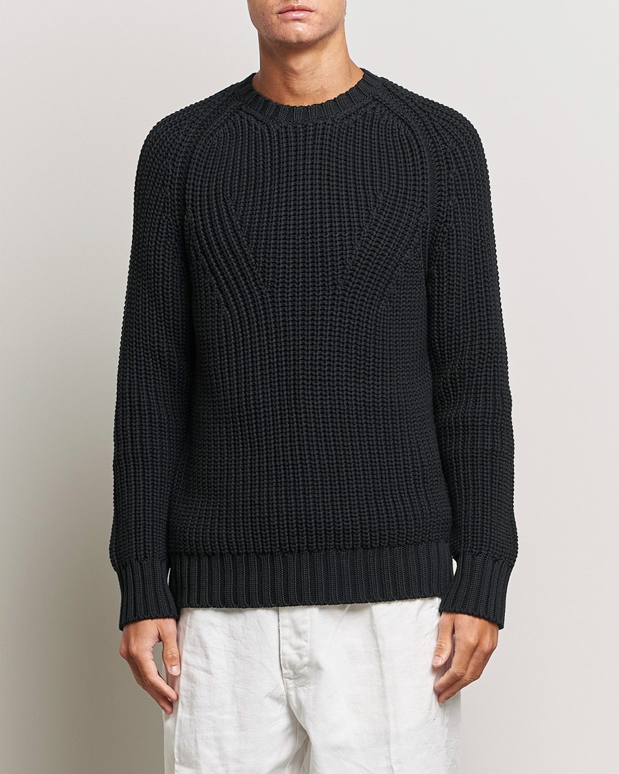 Herren | 60% sale | Orlebar Brown | Lipen Cable Sweater Black