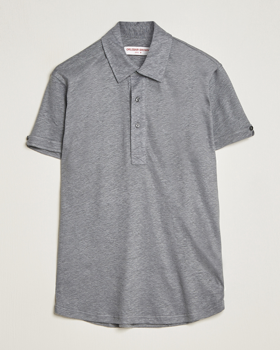 Herren | Poloshirts | Orlebar Brown | Sebastian Tailored Polo Granite