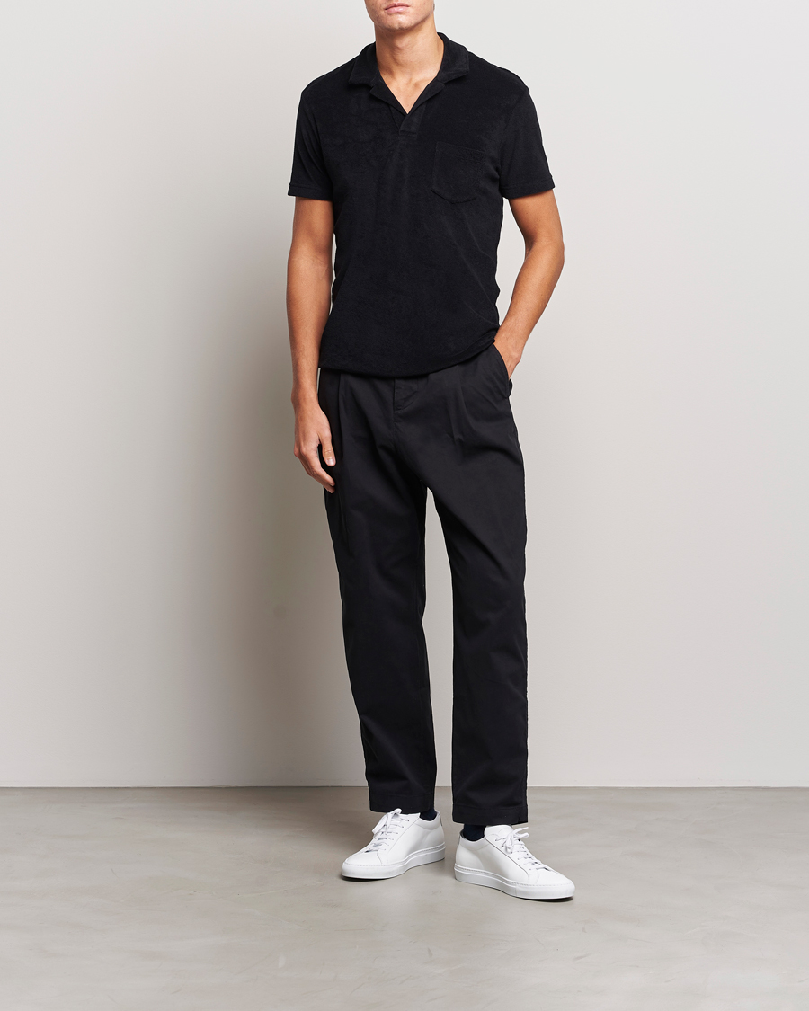 Herren | Poloshirts | Orlebar Brown | Terry Polo Black