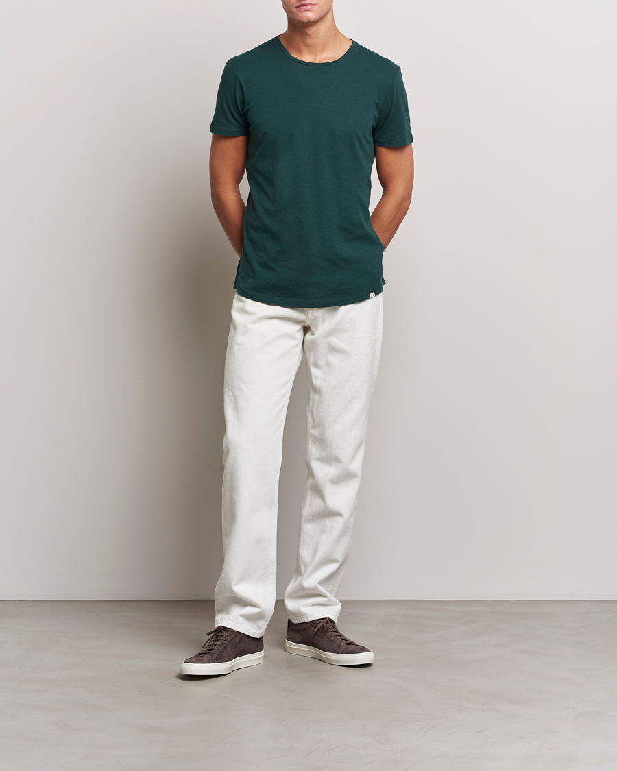 Herren | T-Shirts | Orlebar Brown | OB Cotton T-Shirt Dark Sherwood