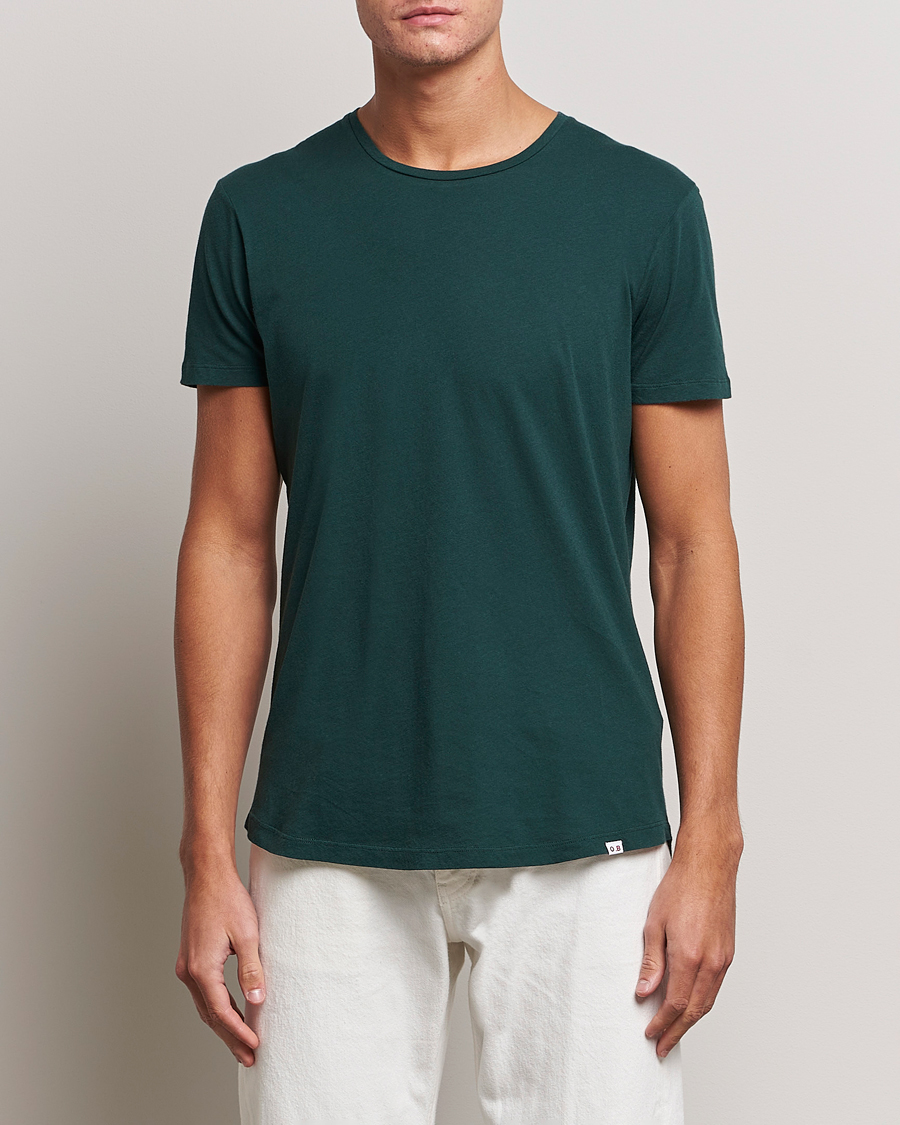 Herren | T-Shirts | Orlebar Brown | OB Cotton T-Shirt Dark Sherwood