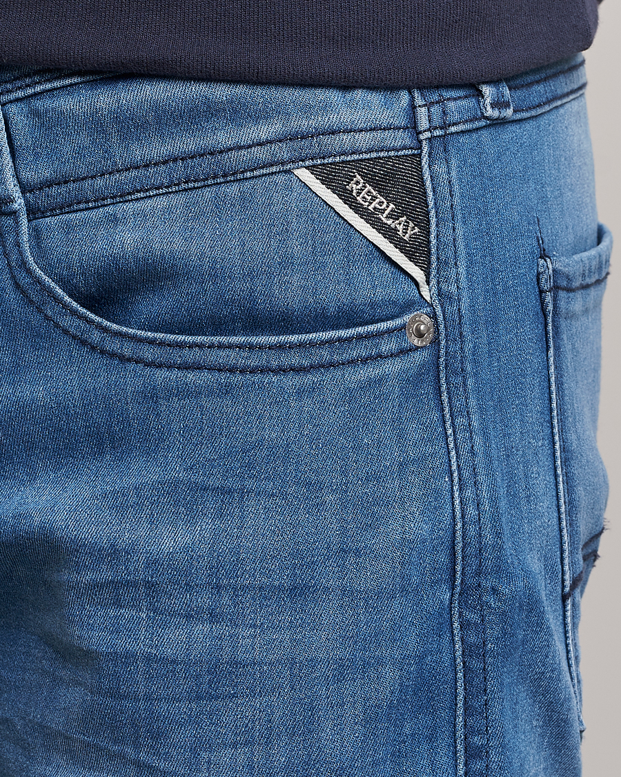 Herren | Jeans | Replay | Anbass Powerstretch Jeans Dark Blue