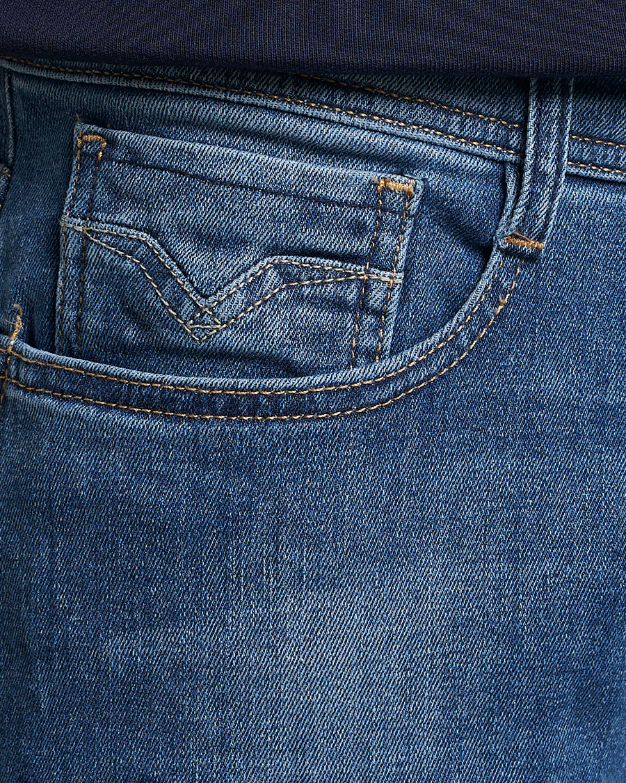 Herren | Jeans | Replay | Rocco Tapered Stretch Jeans Medium Blue