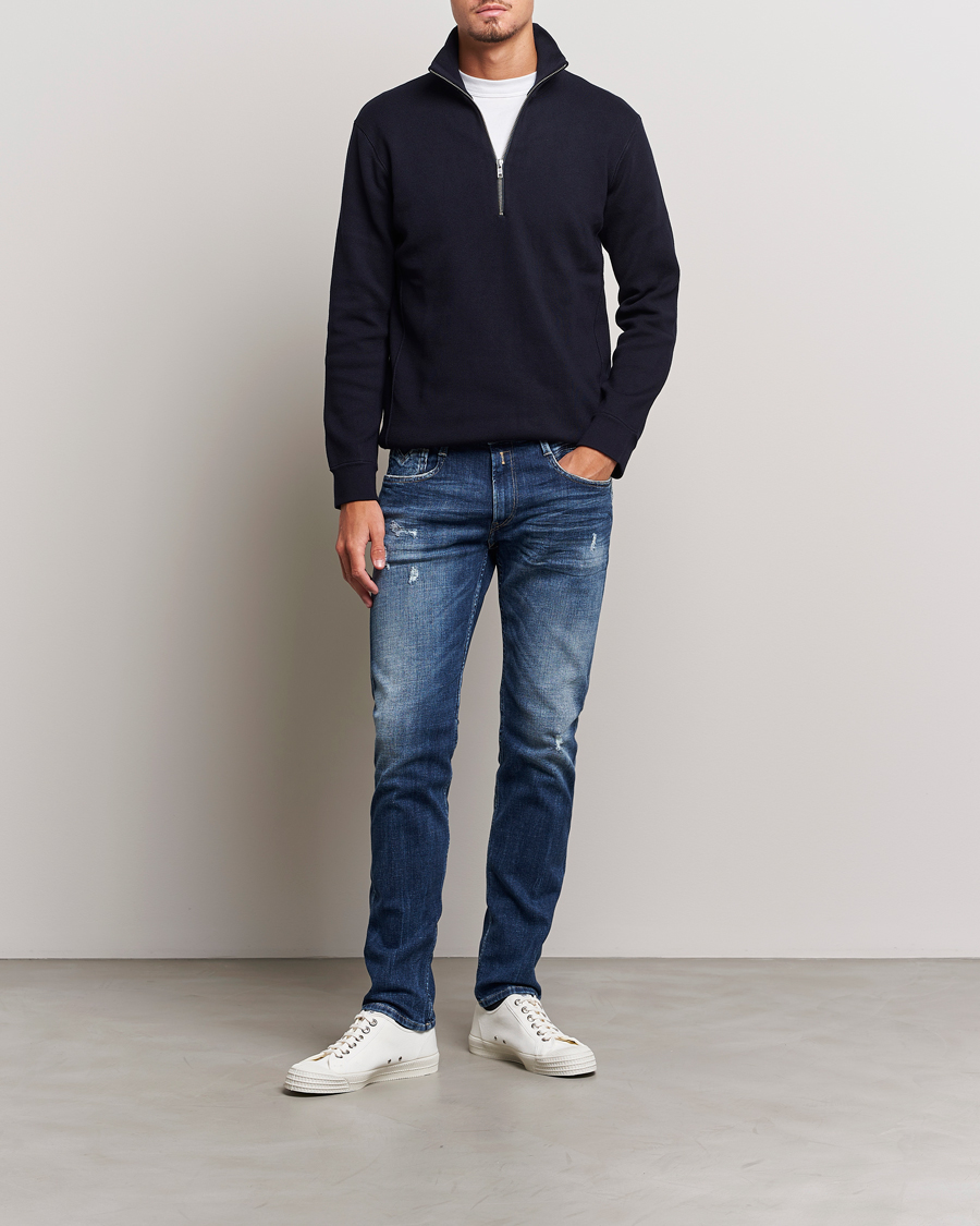 Herren | Jeans | Replay | Anbass 5 Years Wash Jeans Dark Blue