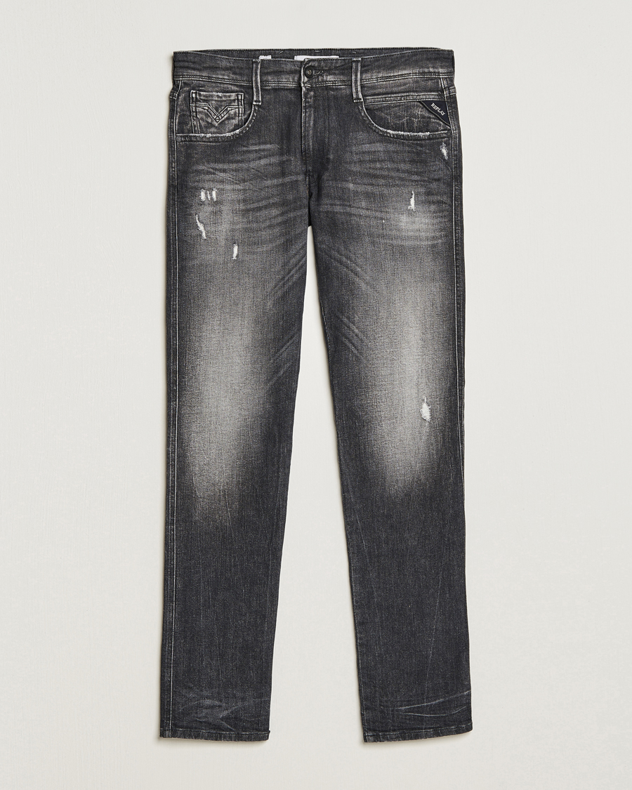 Herren | Jeans | Replay | Anbass 5 Years Wash Jeans Grey Black