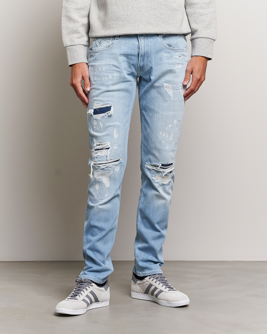 Herren | Jeans | Replay | Anbass 20 Years Wash Jeans Light Blue