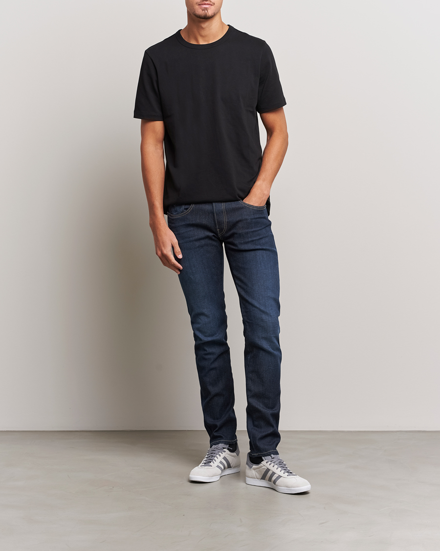 Herren | Jeans | Replay | Anbass Hyperflex Re-Used Jeans Dark Blue