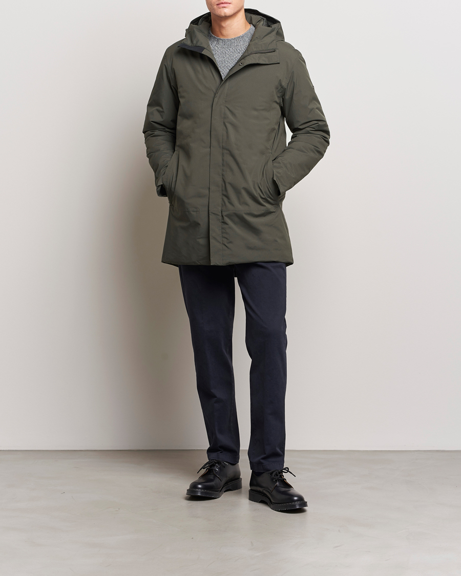 Herren | Jacken | Scandinavian Edition | Loft Waterproof Padded Coat Dark Olive