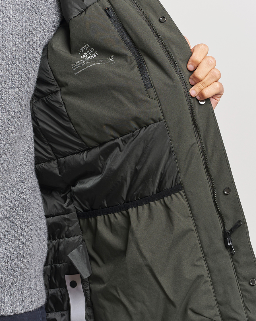 Herren | Jacken | Scandinavian Edition | Loft Waterproof Padded Coat Dark Olive