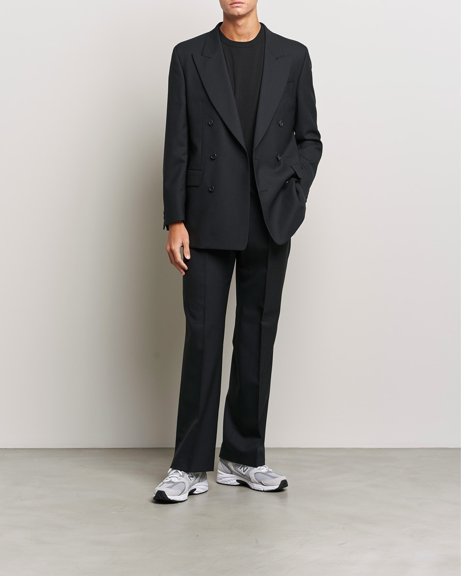 Herren | Sakkos | Sunflower | Double Breasted Wool Blazer Black