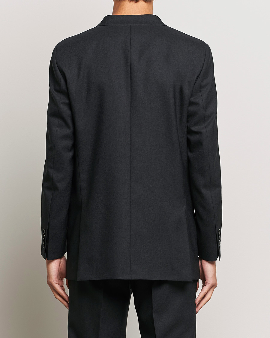 Herren | Sakkos | Sunflower | Double Breasted Wool Blazer Black