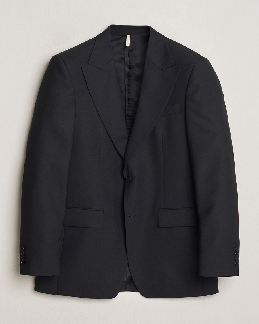 Herren | Sakkos | Sunflower | Single Breasted Wool Blazer Black