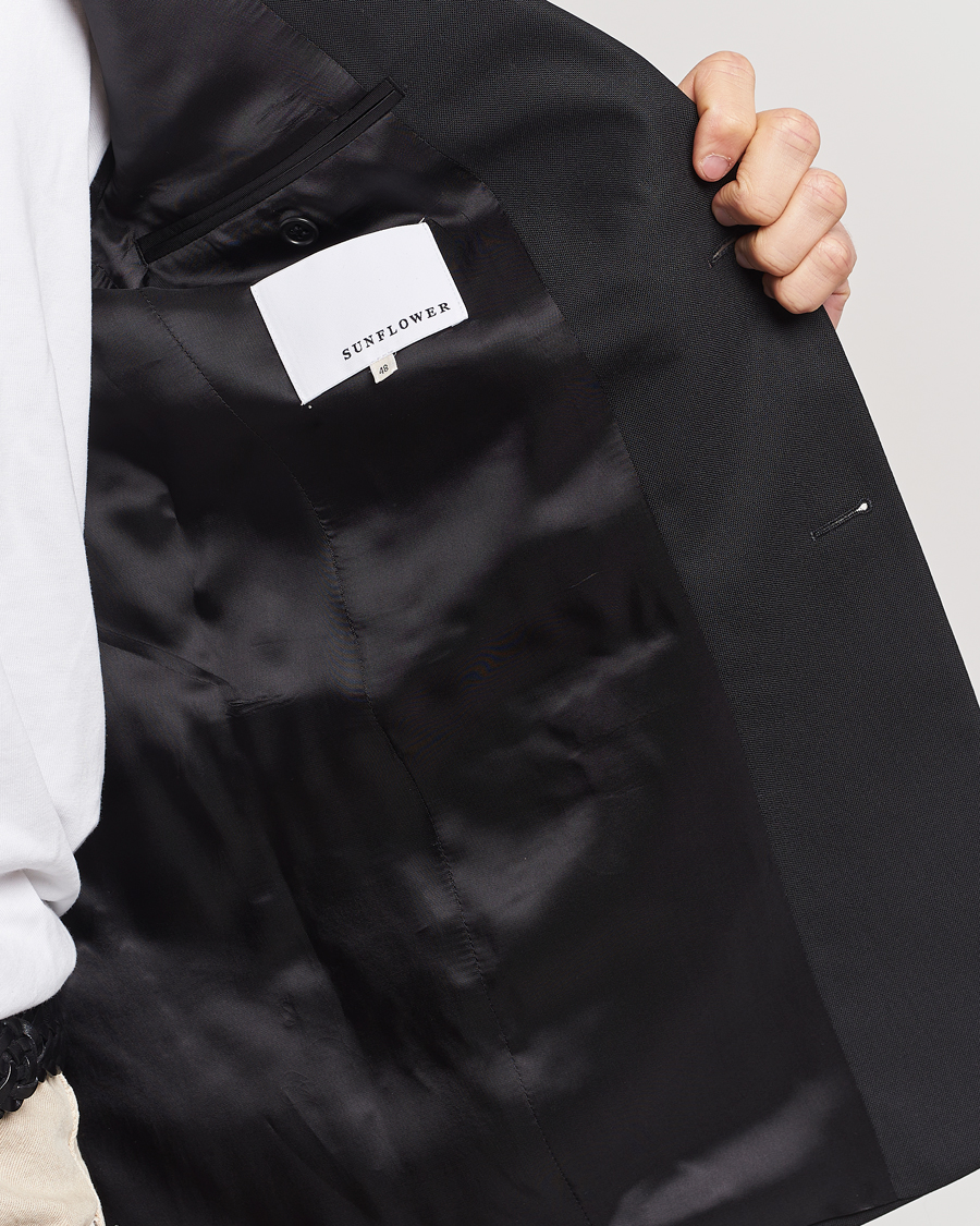 Herren | Sakkos | Sunflower | Single Breasted Wool Blazer Black