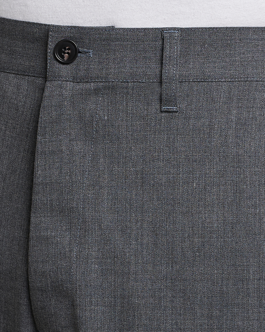 Herren | Hosen | Sunflower | Wide Twist Wool Trousers Grey Melange