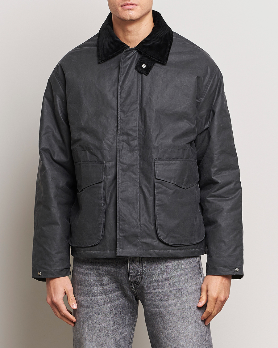 Herren | Jacken | Sunflower | Waxed Short Jacket Black