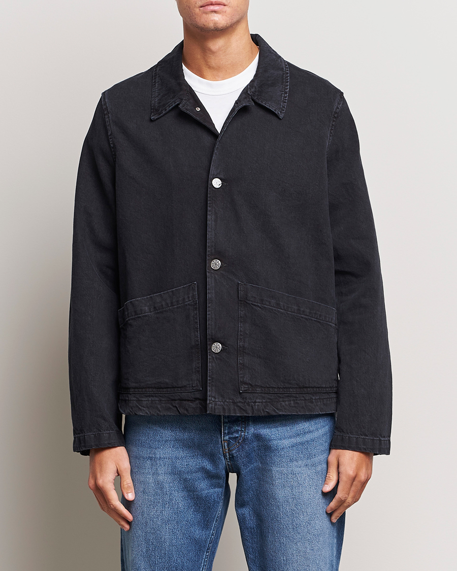 Herren | Jacken | Sunflower | Worker Denim Jacket Black