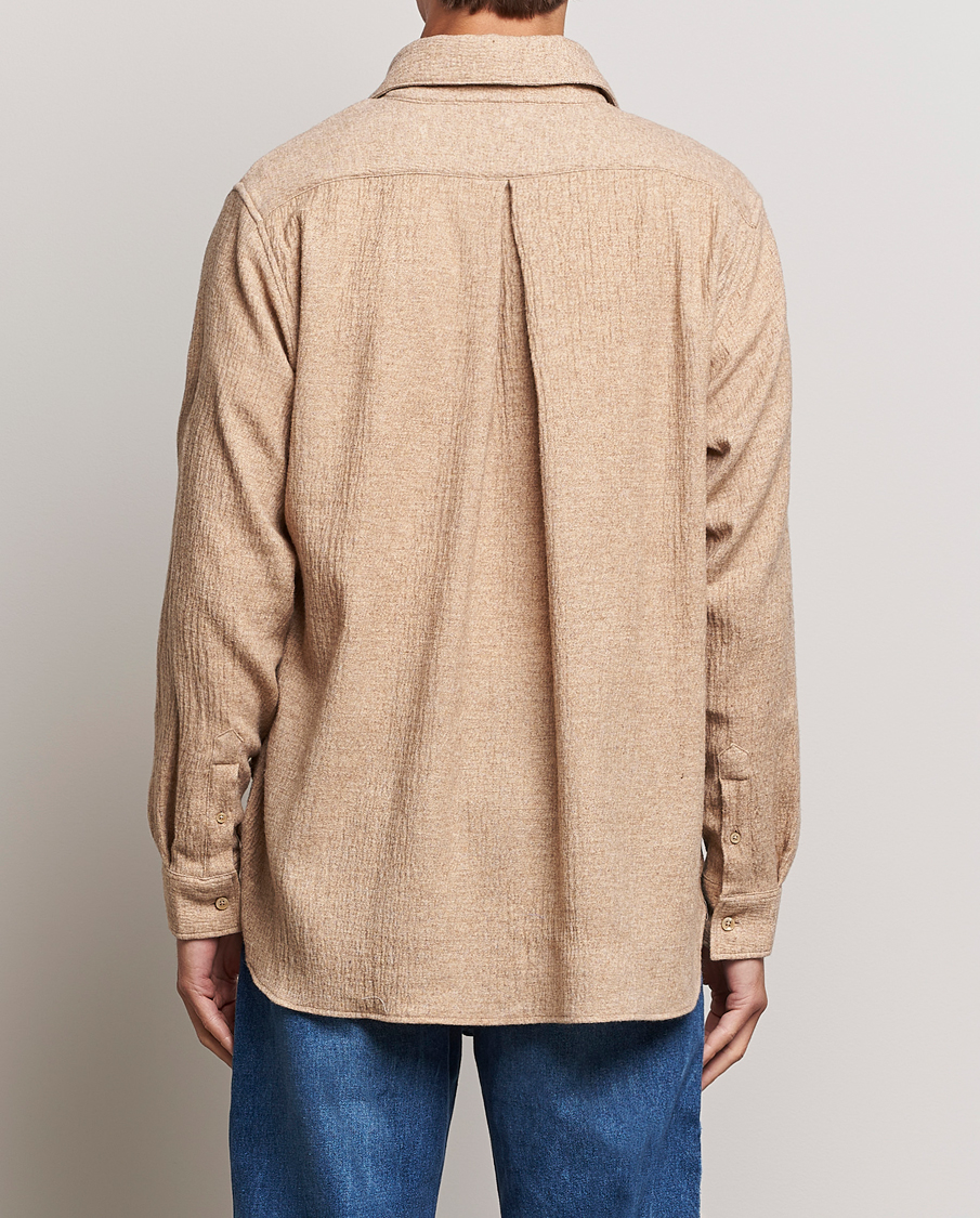 Herren | Hemden | Sunflower | Please Light Wool Shirt Beige