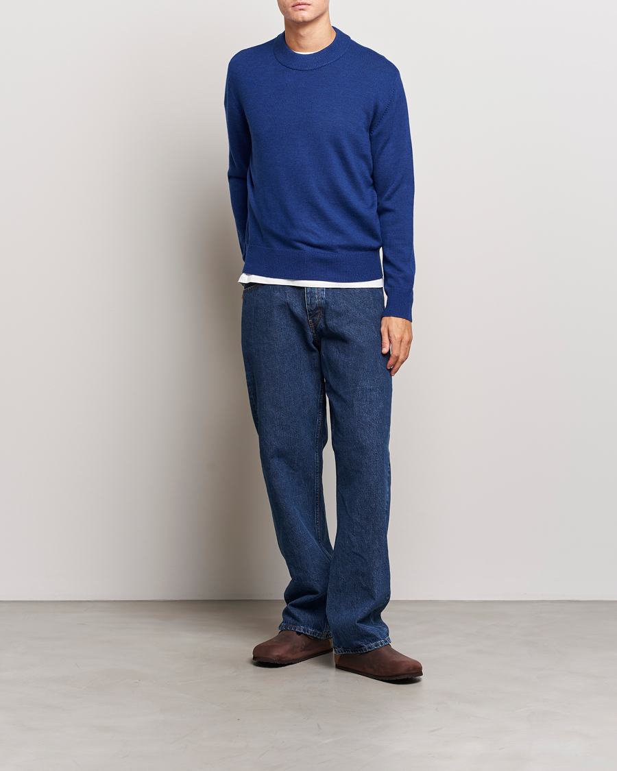 Herren | Pullover | Sunflower | Moon Merino Sweater Blue