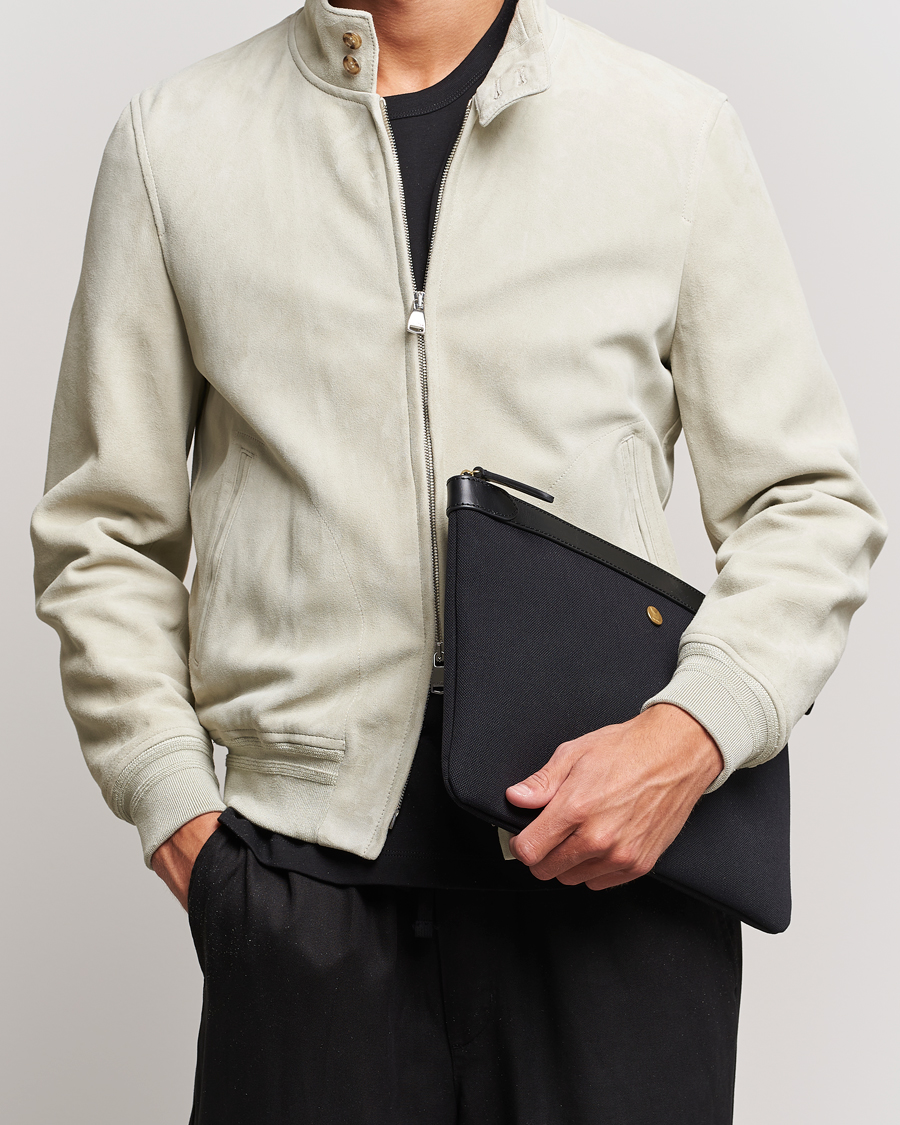 Herren | Mismo M/S Nylon Pouch Large Coal/Black | Mismo | M/S Nylon Pouch Large Coal/Black