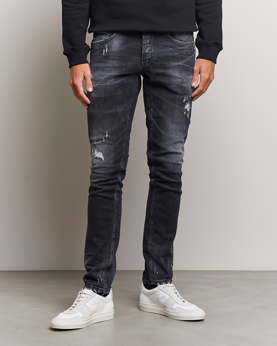 Herren | Jeans | Dondup | George Destroyed Jeans Vintage Black