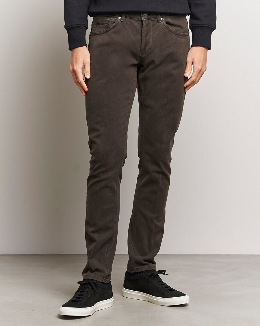 Herren | Jeans | Dondup | George 5-Pocket Jeans Brown