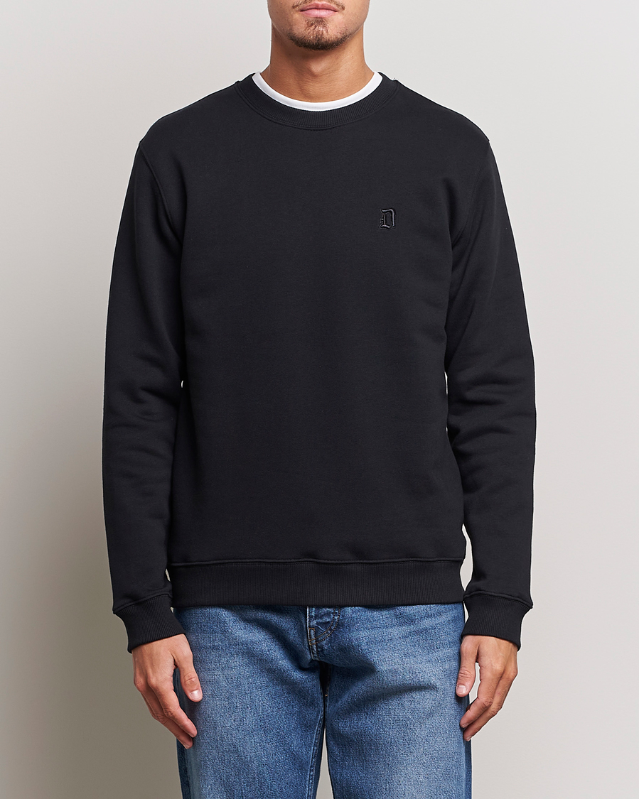 Herren | Pullover | Dondup | Logo Crew Neck Sweatshirt Black