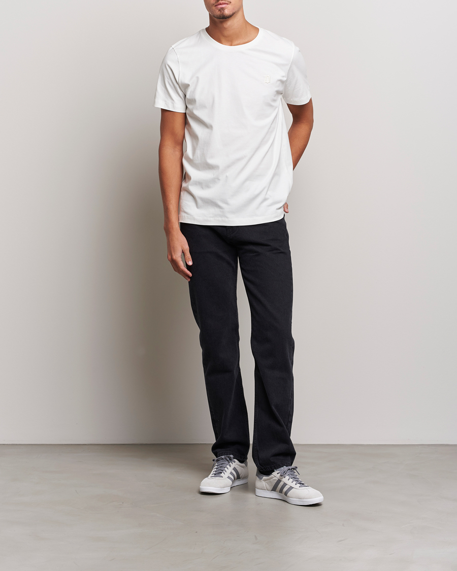 Herren | T-Shirts | Dondup | Logo Crew Neck T-Shirt Off White