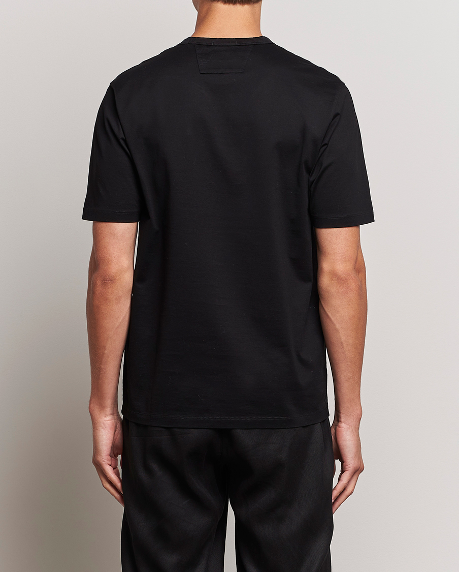 Herren | T-Shirts | C.P. Company | Metropolis Mercerized Jersey T-Shirts Black