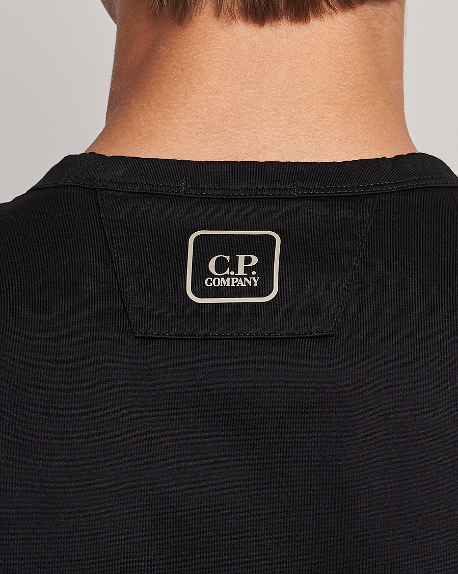 Herren | T-Shirts | C.P. Company | Metropolis Mercerized Jersey Logo T-Shirts Black