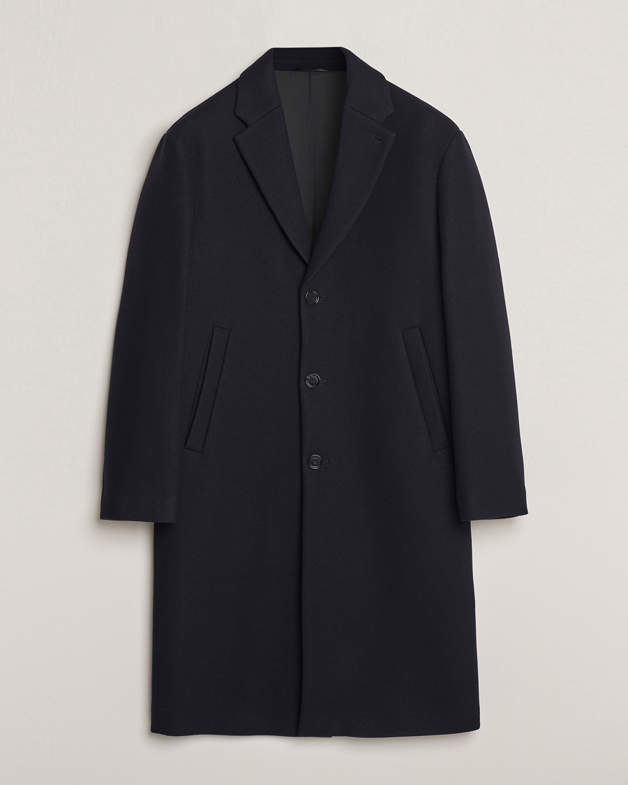 Herren | Jacken | Filippa K | London Wool Coat Navy
