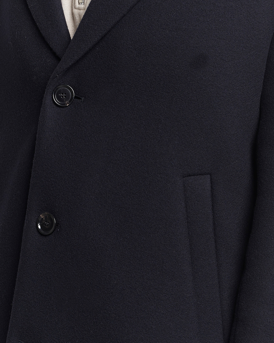 Herren | Jacken | Filippa K | London Wool Coat Navy