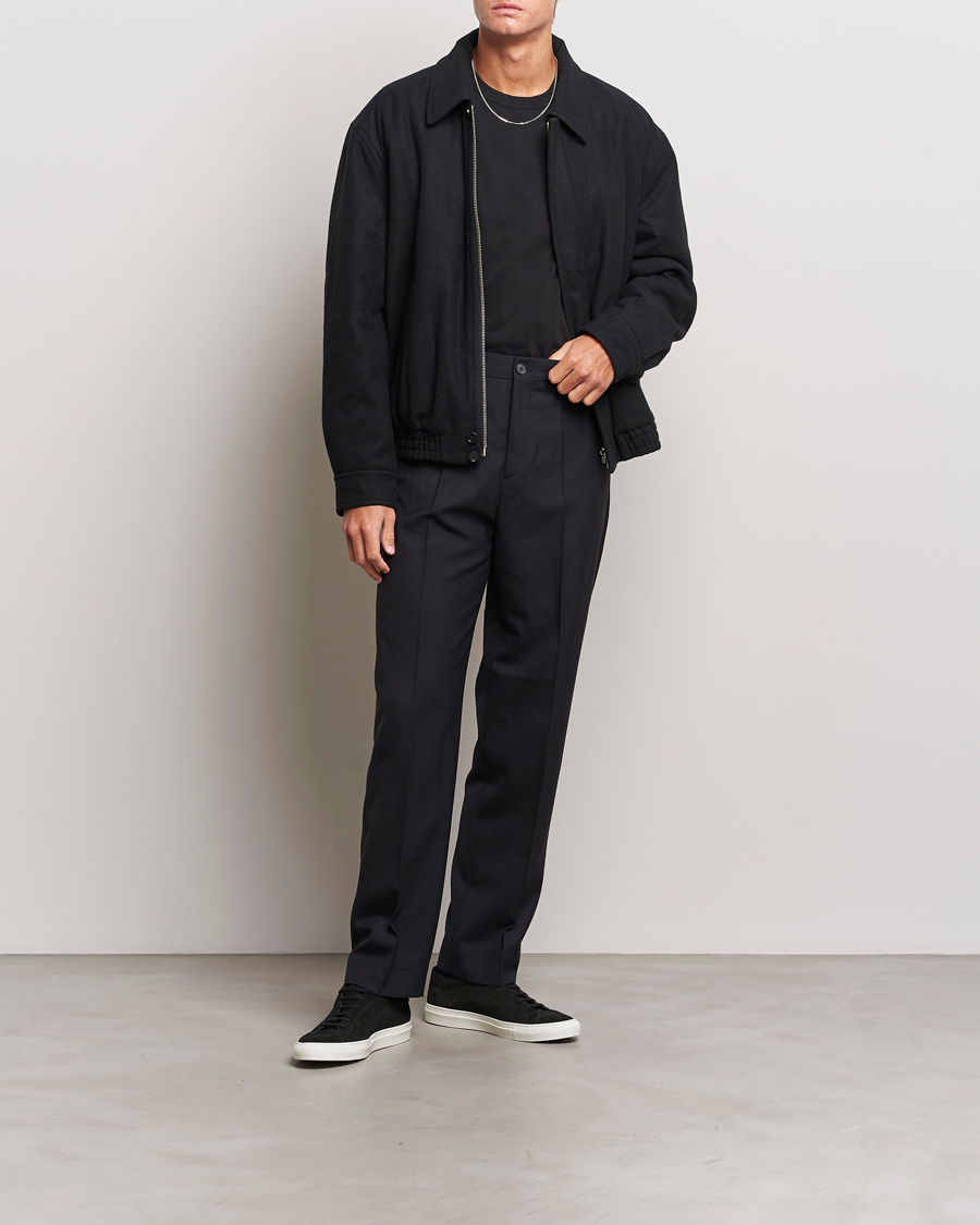 Herren | Jacken | Filippa K | Wool Bomber Jacket Black