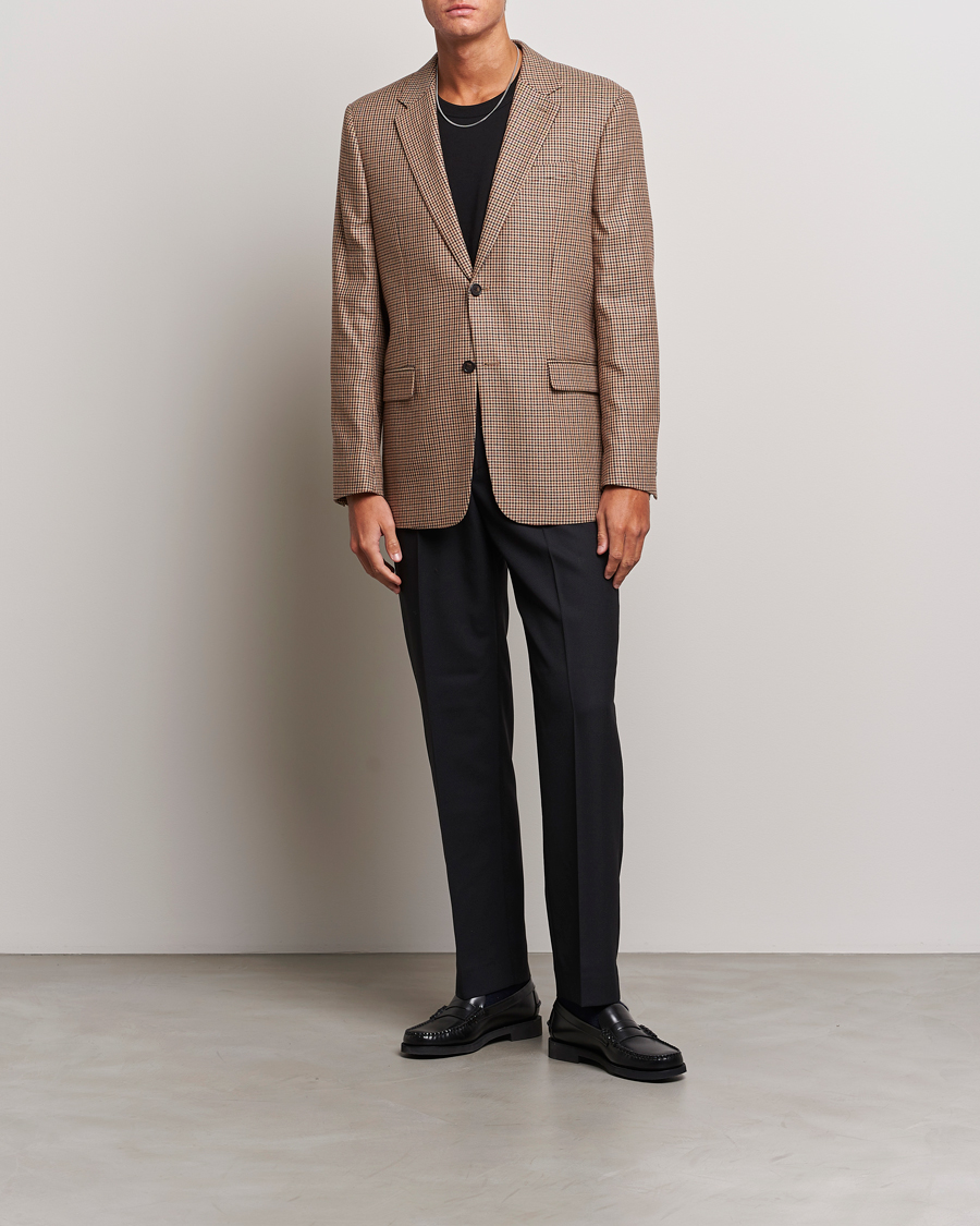 Herren | Sakkos | Filippa K | Wool Checked Blazer Beige/Brown