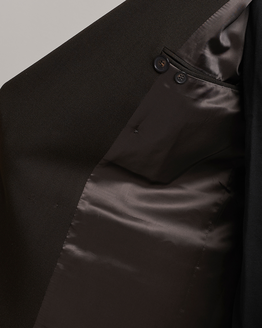 Herren | Sakkos | Filippa K | Boxy Wool Double Breasted Blazer Dark Chocolate