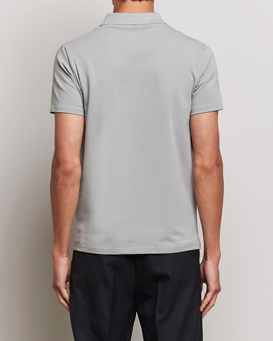 Herren | Poloshirts | Filippa K | Soft Lycra Polo T-Shirt Feather Grey