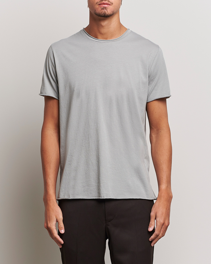 Herren | T-Shirts | Filippa K | Roll Neck T-Shirt Feather Grey