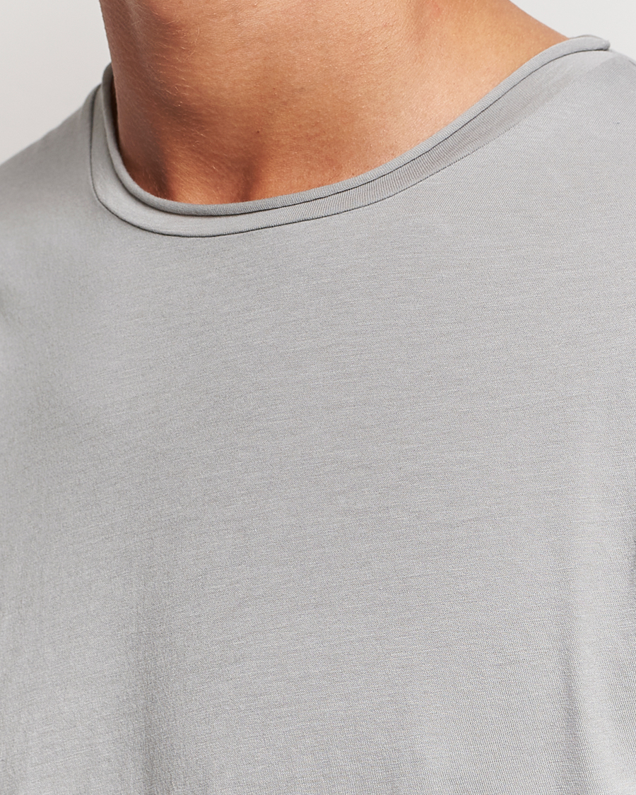 Herren | T-Shirts | Filippa K | Roll Neck T-Shirt Feather Grey