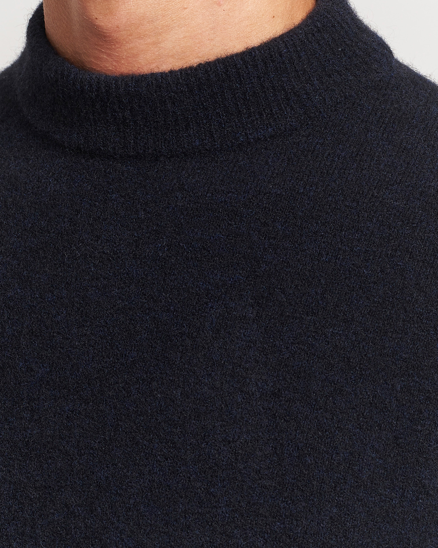 Herren | Pullover | Filippa K | Johannes Yak Knitted Sweater Dark Navy