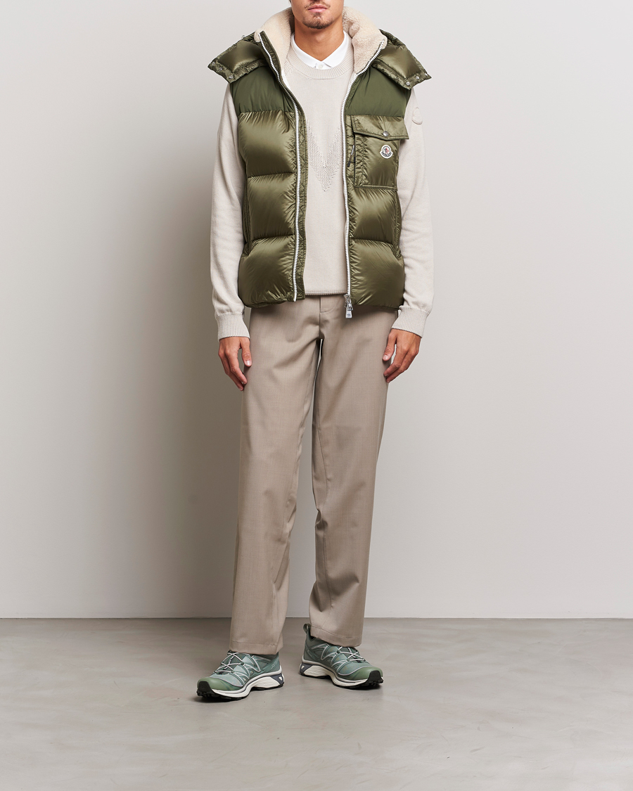 Herren | Jacken | Moncler | Oust Shearling Down Vest Olive