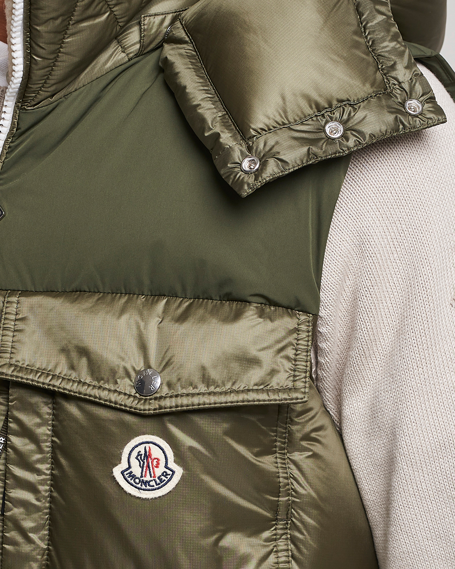 Herren | Jacken | Moncler | Oust Shearling Down Vest Olive