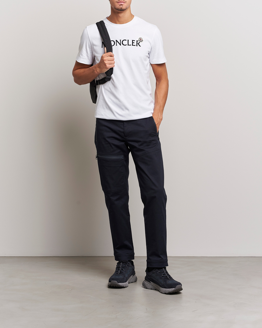 Herren | T-Shirts | Moncler | Lettering Logo T-Shirt White