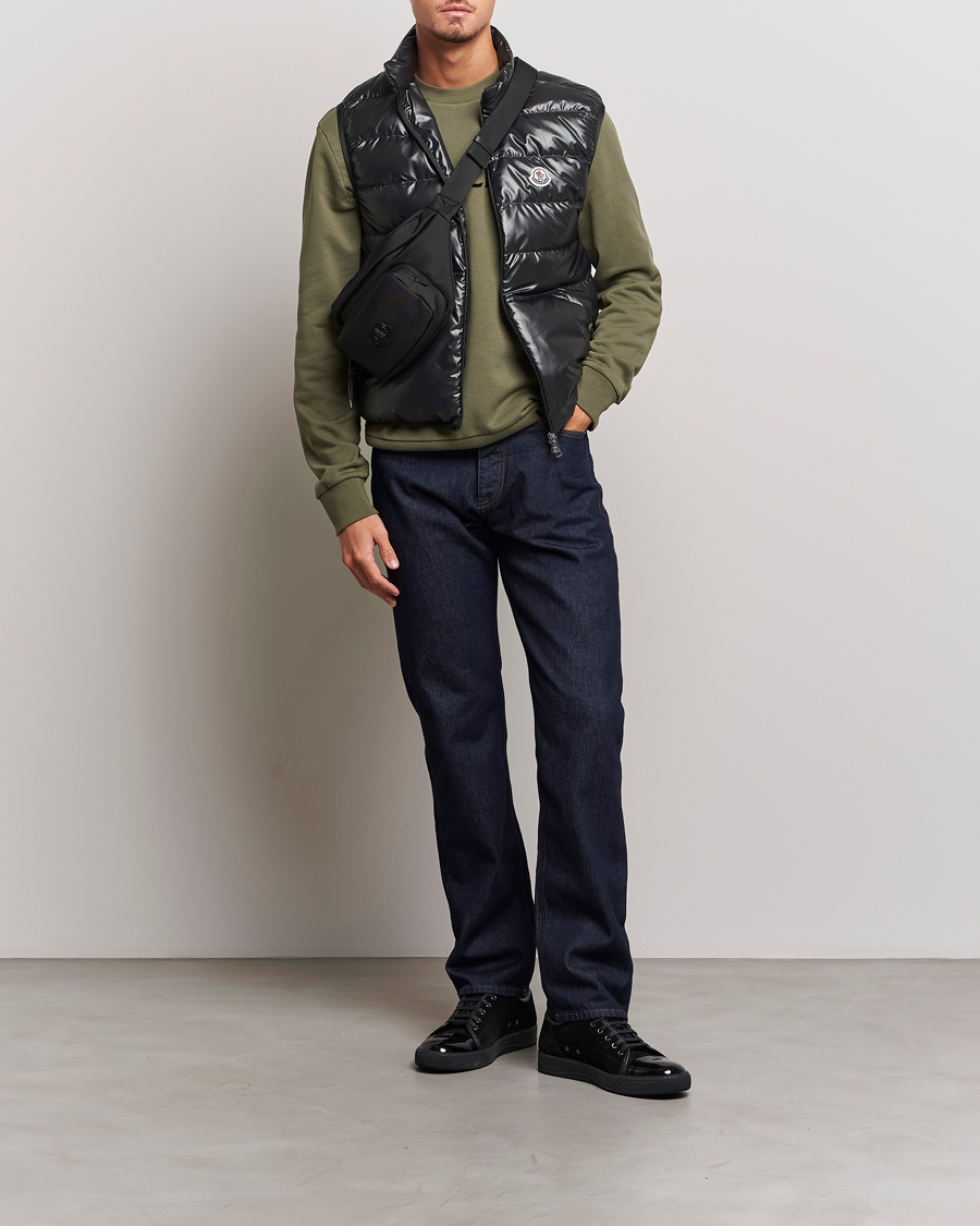 Herren | Pullover | Moncler | Lettering Logo Sweatshirt Olive