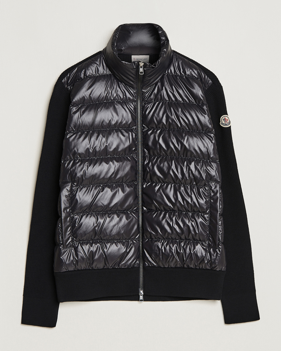 Herren | Pullover | Moncler | Hybrid Zip Cardigan Black