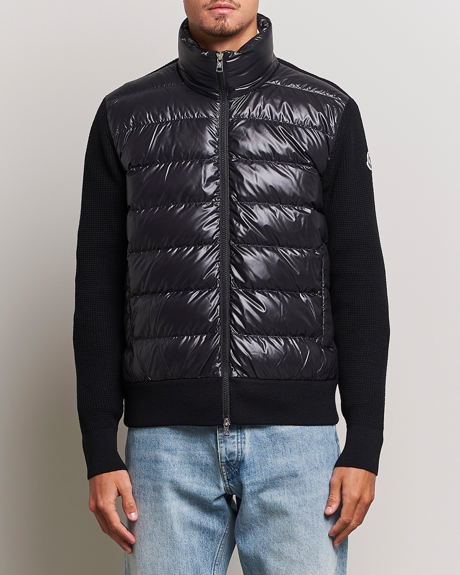 Herren | Pullover | Moncler | Hybrid Zip Cardigan Black