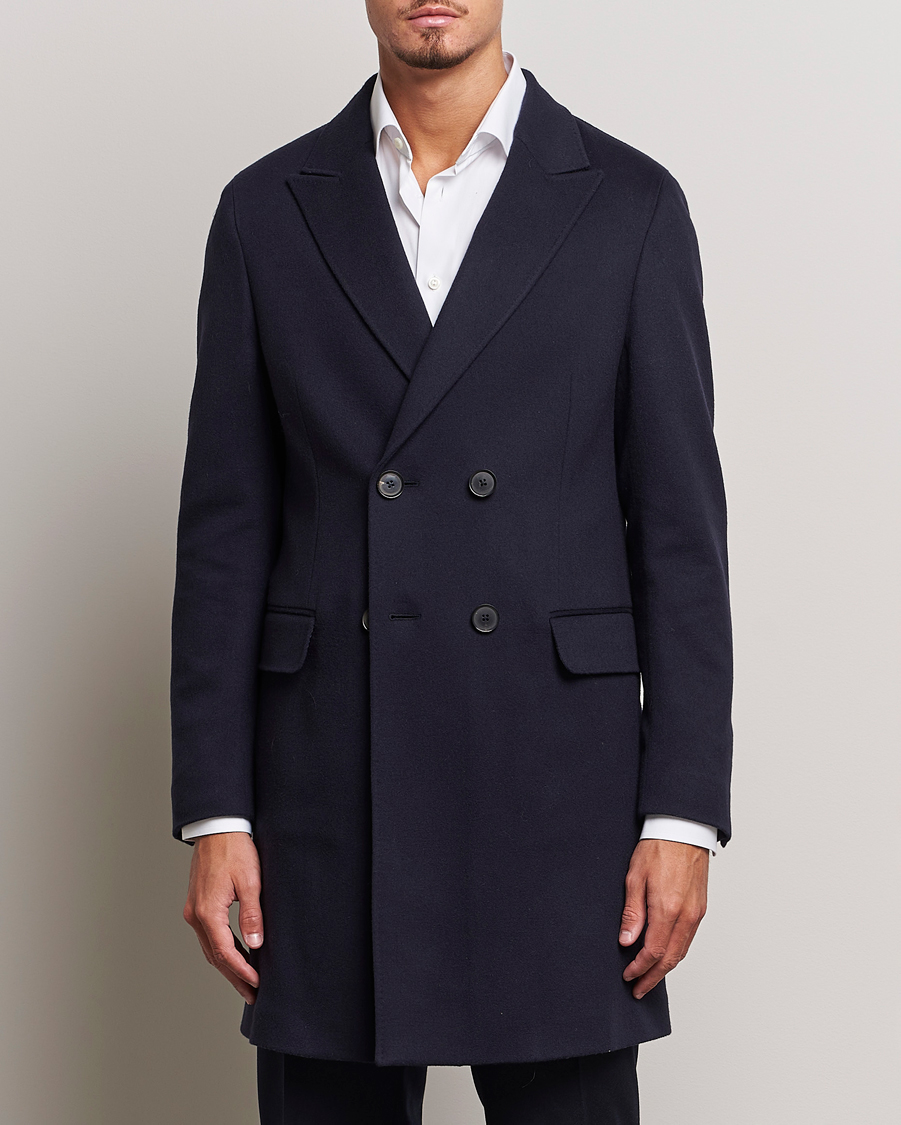 Herren | Jacken | Zegna | Wool/Cashmere Double Breasted Coat Navy