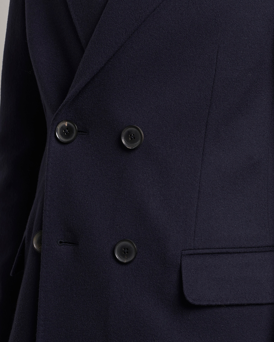 Herren | Jacken | Zegna | Wool/Cashmere Double Breasted Coat Navy